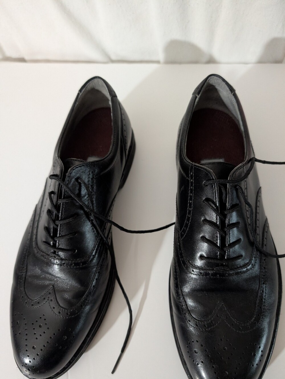 Mens' Rockport leather shoes, 7.5M